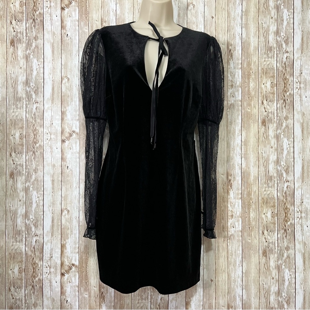 Free People Black Long Sleeve Dress - Picture 3 of 10